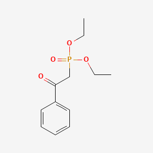 molecular formula C12H17O4P B1348316 Diethyl (2-oxo-2-phenylethyl)phosphonate CAS No. 3453-00-7