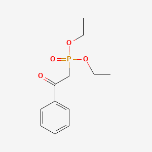molecular formula C12H17O4P B1348316 Diethyl 2-oxo-2-phenylethylphosphonate CAS No. 3453-00-7