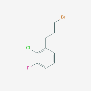 molecular formula C9H9BrClF B13483163 1-(3-Bromopropyl)-2-chloro-3-fluorobenzene 
