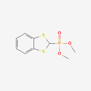molecular formula C9H11O3PS2 B1348325 Dimethyl 1,3-Benzodithiol-2-ylphosphonate CAS No. 62217-35-0