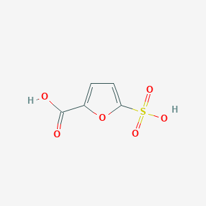 molecular formula C5H4O6S B1348329 5-磺基呋喃-2-羧酸 CAS No. 87299-57-8