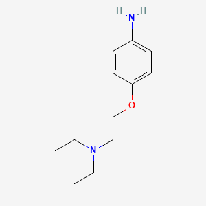 molecular formula C12H20N2O B1348346 4-[2-(Diethylamino)ethoxy]aniline CAS No. 38519-63-0