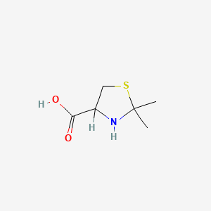 molecular formula C6H11NO2S B1348347 2,2-Dimethylthiazolidine-4-carboxylic acid hydrochloride CAS No. 38984-68-8