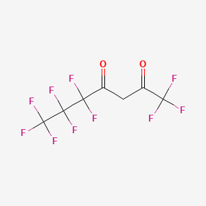 molecular formula C7H2F10O2 B1348357 1,1,1,5,5,6,6,7,7,7-Decafluoro-2,4-heptanedione CAS No. 20583-66-8