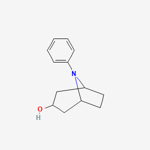 molecular formula C13H17NO B1348364 8-Phenyl-8-azabicyclo[3.2.1]octan-3-ol 