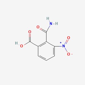 molecular formula C8H6N2O5 B1348366 2-Carbamoyl-3-nitrobenzoic acid CAS No. 77326-45-5