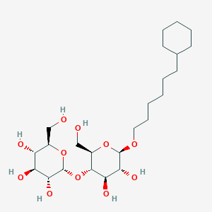 molecular formula C24H44O11 B1348375 环己基-己基-β-D-麦芽糖苷 CAS No. 228579-27-9