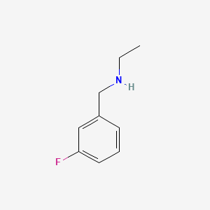 molecular formula C9H12FN B1348381 N-Ethyl-3-fluorobenzylamine CAS No. 90389-85-8