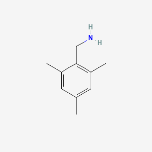 molecular formula C10H15N B1348386 2,4,6-三甲基苄胺 CAS No. 40393-99-5