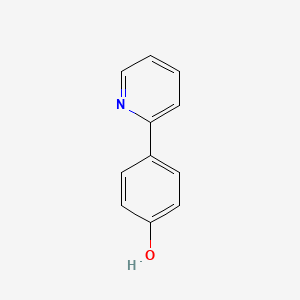 molecular formula C11H9NO B1348390 4-(Pyridin-2-yl)phenol CAS No. 51035-40-6