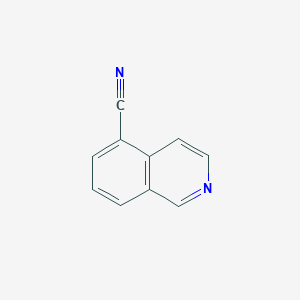 molecular formula C10H6N2 B1348393 5-Cyanoisoquinoline CAS No. 27655-41-0