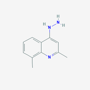 molecular formula C11H13N3 B1348403 2,8-Dimethyl-4-Hydrazinoquinoline CAS No. 49612-06-8