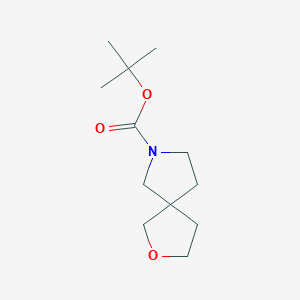 molecular formula C12H21NO3 B13484082 Tert-butyl 2-oxa-7-azaspiro[4.4]nonane-7-carboxylate 