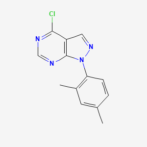molecular formula C13H11ClN4 B1348413 4-chloro-1-(2,4-dimethylphenyl)-1H-pyrazolo[3,4-d]pyrimidine CAS No. 610277-86-6