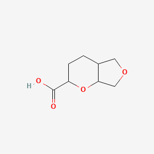 molecular formula C8H12O4 B13484234 hexahydro-2H-furo[3,4-b]pyran-2-carboxylic acid 