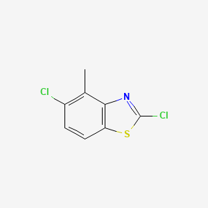 molecular formula C8H5Cl2NS B1348426 2,5-Dichloro-4-methyl-1,3-benzothiazole CAS No. 887204-62-8