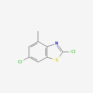 molecular formula C8H5Cl2NS B1348427 2,6-Dichloro-4-methyl-1,3-benzothiazole CAS No. 81561-05-9
