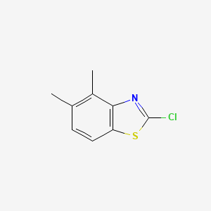 molecular formula C9H8ClNS B1348429 2-Chloro-4,5-dimethylbenzo[d]thiazole CAS No. 252681-54-2