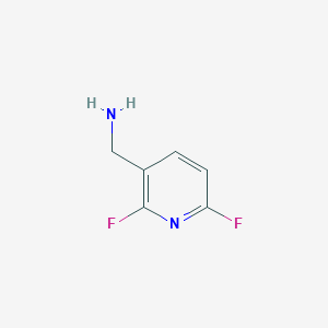 molecular formula C6H6F2N2 B13484346 (2,6-Difluoropyridin-3-yl)methanamine 