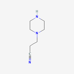 molecular formula C7H13N3 B1348437 3-(哌嗪-1-基)丙腈 CAS No. 34064-86-3