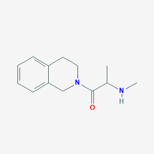 molecular formula C13H18N2O B13484407 2-(Methylamino)-1-(1,2,3,4-tetrahydroisoquinolin-2-yl)propan-1-one 