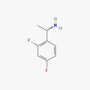 molecular formula C8H9F2N B1348446 (S)-1-(2,4-Difluorophenyl)ethanamine CAS No. 845252-02-0
