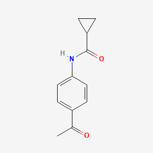 B1348449 N-(4-acetylphenyl)cyclopropanecarboxamide CAS No. 23845-08-1