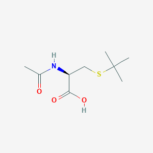 molecular formula C9H17NO3S B13484570 N-Acetyl-S-(tert-butyl)-L-cysteine 
