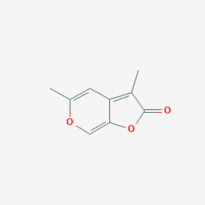 3,5-Dimethyl-2h-furo[2,3-c]pyran-2-one