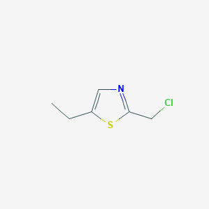 molecular formula C6H8ClNS B13484610 2-(Chloromethyl)-5-ethyl-1,3-thiazole 