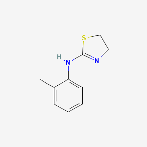 molecular formula C10H12N2S B1348471 N-(2-methylphenyl)-4,5-dihydro-1,3-thiazol-2-amine CAS No. 35160-10-2