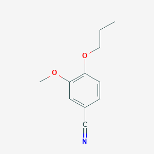 molecular formula C11H13NO2 B1348477 3-Methoxy-4-propoxybenzonitrile CAS No. 60758-85-2