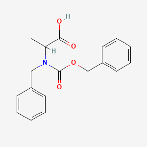 molecular formula C18H19NO4 B13484826 (S)-2-(Benzyl-Cbz-amino)propanoic Acid 