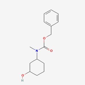 molecular formula C15H21NO3 B13484862 Benzyl N-(3-hydroxycyclohexyl)-N-methylcarbamate 