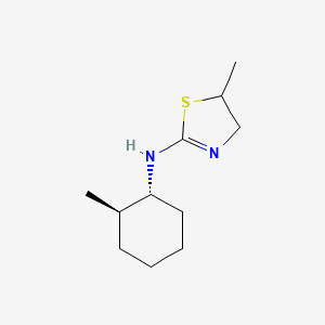 molecular formula C11H20N2S B13484870 5-Methyl-N-(trans-2-methylcyclohexyl)-4,5-dihydrothiazol-2-amine 