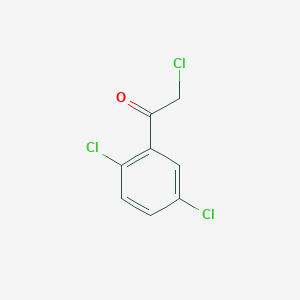 molecular formula C8H5Cl3O B1348496 2-氯-1-(2,5-二氯苯基)乙酮 CAS No. 7396-79-4