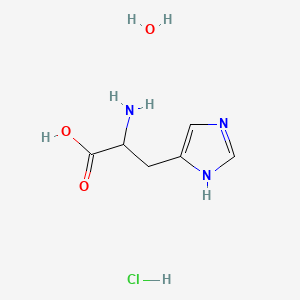 molecular formula C6H12ClN3O3 B1348505 L-Histidine monohydrochloride CAS No. 7048-02-4