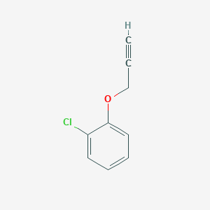 molecular formula C9H7ClO B1348508 1-Chloro-2-(prop-2-yn-1-yloxy)benzene CAS No. 17061-92-6
