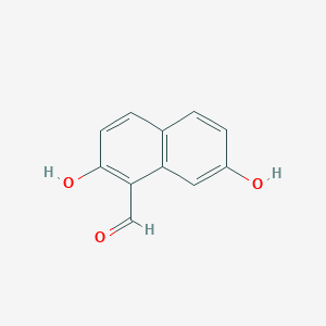 molecular formula C11H8O3 B1348510 2,7-Dihydroxy-1-naphthaldehyde CAS No. 20258-95-1
