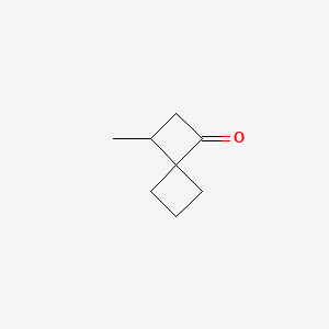 molecular formula C8H12O B13485213 3-Methylspiro[3.3]heptan-1-one 