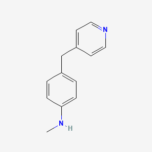 molecular formula C13H14N2 B13485362 N-methyl-4-[(pyridin-4-yl)methyl]aniline 