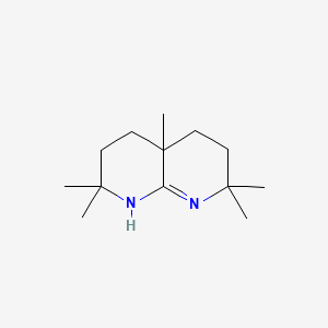 molecular formula C13H24N2 B1348539 1,2,3,4,4a,5,6,7-Octahydro-2,2,4a,7,7-pentamethyl-1,8-naphthyridine CAS No. 69340-58-5