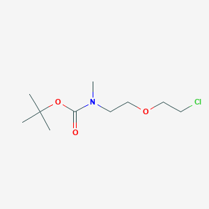 molecular formula C10H20ClNO3 B13485442 tert-Butyl (2-(2-chloroethoxy)ethyl)(methyl)carbamate 