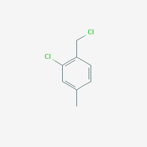 molecular formula C8H8Cl2 B1348551 2-Chloro-1-(chloromethyl)-4-methylbenzene CAS No. 2719-39-3