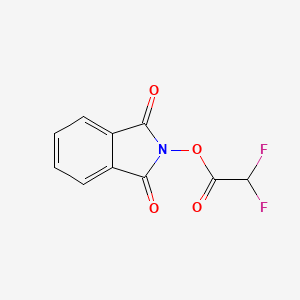 molecular formula C10H5F2NO4 B13485515 1,3-Dioxoisoindolin-2-yl 2,2-difluoroacetate 