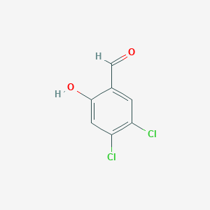 molecular formula C7H4Cl2O2 B1348554 4,5-Dichloro-2-hydroxybenzaldehyde CAS No. 84388-68-1