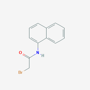 molecular formula C12H10BrNO B1348563 2-bromo-N-(naphthalen-1-yl)acetamide CAS No. 1136-82-9
