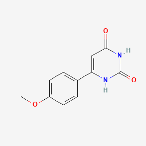 6-(4-Methoxyphenyl)pyrimidine-2,4-diol