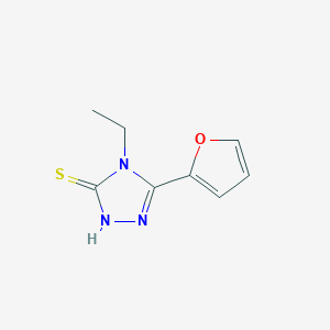 4-Ethyl-5-furan-2-yl-4H-[1,2,4]triazole-3-thiol