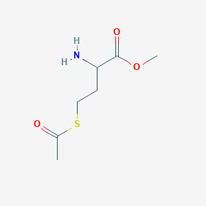 molecular formula C7H13NO3S B13485817 Methyl S-acetyl-L-homocysteinate 